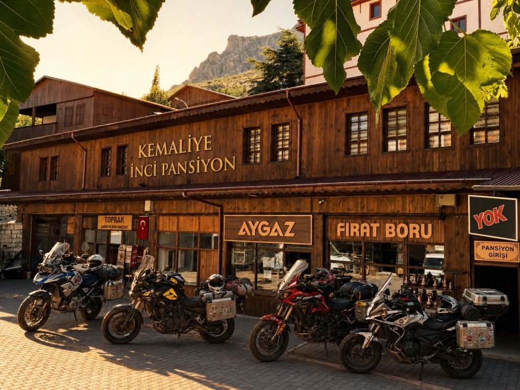 Kemaliye’de Motorcular İçin Konaklama | Taş Yol, Karanlık Kanyon ve Fırat Rotasının En İyi Mola Noktası